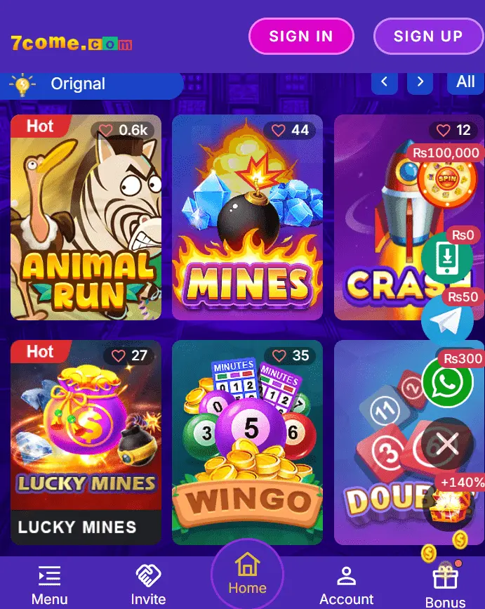 7come Game